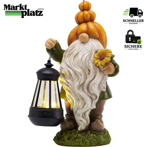 Herbstdeko wichtel kürbis mit - wichtel,