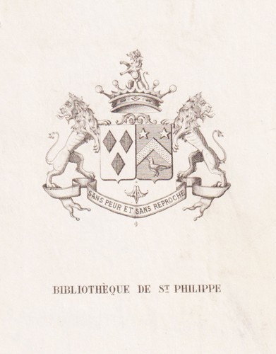 Exlibris godefroy dampierre - de,