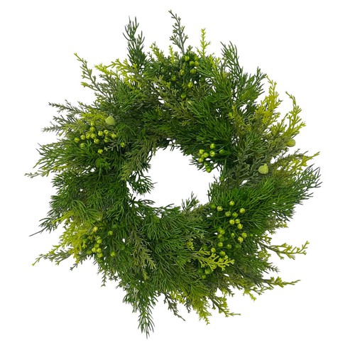 Künstlicher thujakranz 40cm - thujakranz,