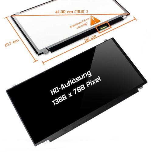 Led display glossy - 15,6",