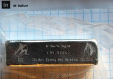 Indium Metall Barren 530 Gramm