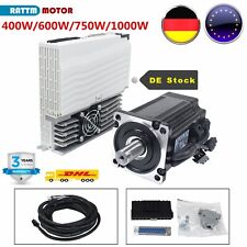 400W 1000W 750W 600W AC Servo Motor Driver CNC Kit 3000/6000rpm 220V mit Cables