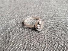 alter 925er Marken-Silber-Ring - KJP Nordform, Vintage, elegant, Art Deco, Retro