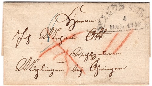 Vorphilatelie briefhülle mit - briefhülle,