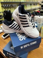 K Swiss Herren Vendy 2 Teppich Tennisschuhe. Größe 6uk kostenloser Versand UK weiß marineblau