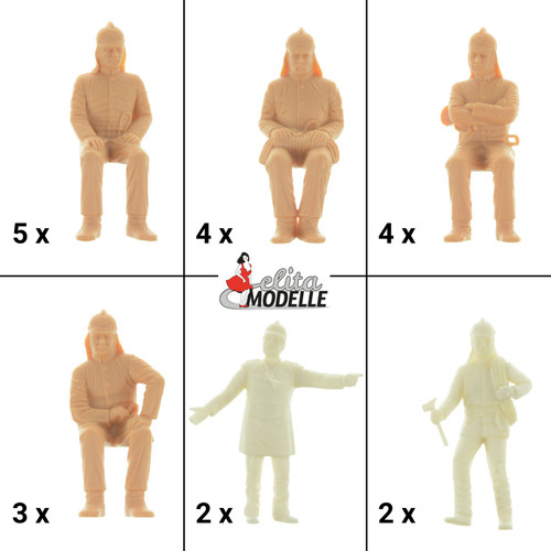 Feuerwehrmänner lgb figuren - feuerwehrmänner,