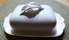 Villeroy & Boch FOGLIA Butterdose TOP-Zustand 2-teilig Butterglocke Buttiére