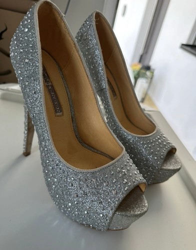 Glitzer high heels - high, gr