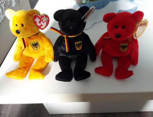 Beanie babies teddy set - beanie,