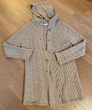 Heartbreaker dicke Strickjacke Strickmantel 100% Kaschmir Cashmere Zopfmuster 