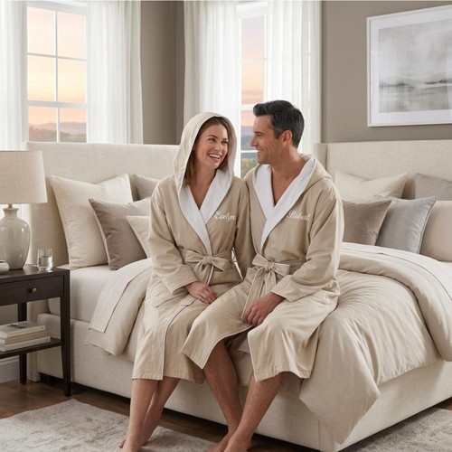 Fleece bademantel kapuze - fleece-bademantel,