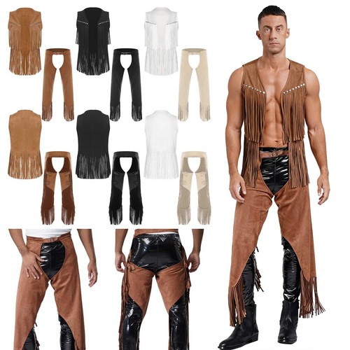 Herren western cowboy kostüm - western,