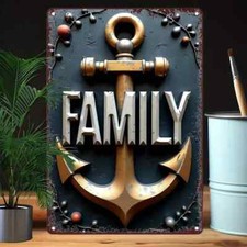 Nautisch Anker Familiy Metall