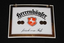 Zapfhahnschild herrenhäuser