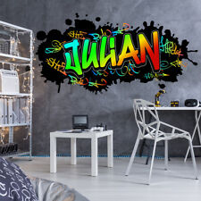 vz78 Graffiti Wandtattoo Graffiti Name Wandtattoo Kinderzimmer Name Neon Bilder