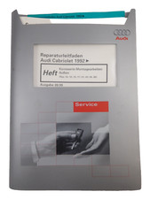 Reparaturleitfaden Audi 80 Cabrio 92  Karosserie Aussen Verdeck Türen ZV Leisten