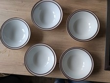 Thomas Porzellan Scandic Shadow 5 x Desser Müsli Schalen Schälchen  Ø 12,8 cm