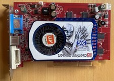 SAPPHIRE ATI Radeon X1650 PRO | 512MB | AGP 8x vintage Grafikkarte VGA/DVI/TVout