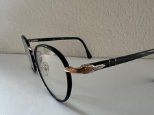 Brillengestell Persol Damen Schwarz Silber