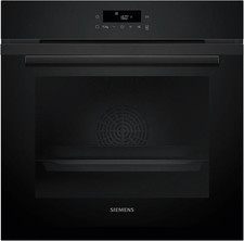Siemens iQ300, Einbau-Backofen, 60 x 60 cm, Deep black inox HB271ABB3 (Lager)