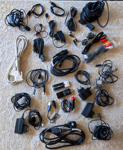 Konvolut kabel handy - konvolut, pc
