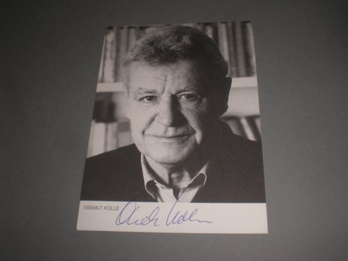 Oswalt kolle signed signiert - oswalt,