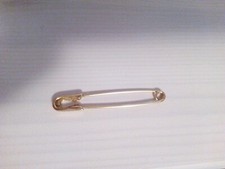 Anstecknadel, Brosche, Gold 333-er  Form Sicherheitsnadel