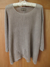 Zuza  Bart • Pullover • 100% Leinen • Natur • Gr. M / L • neu • Lagenlook