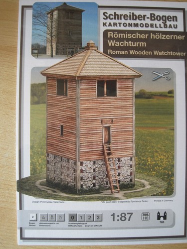 Römischer hölzerner wachturm - römischer,