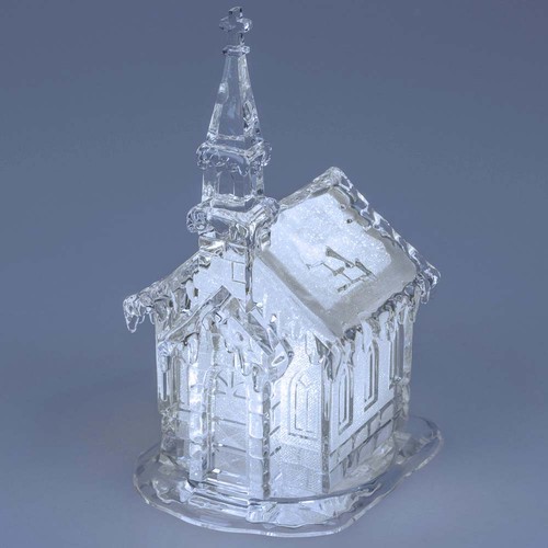 Winterkirche 25cm acryl - 25cm,