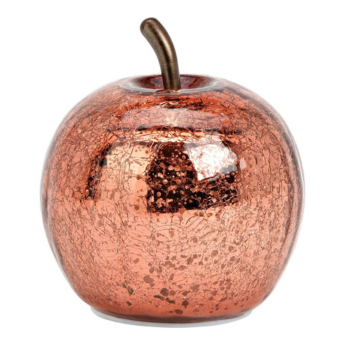 Glas apfel metallic rosé 10er - rosé,