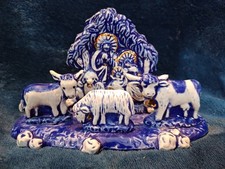 Sehr Alte Weihnachts Krippe