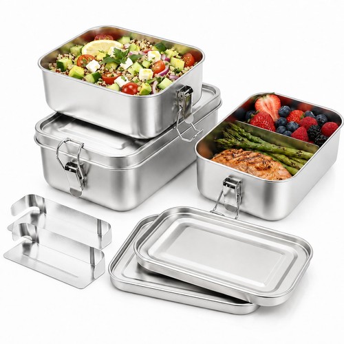 Edelstahl bento box - box, set