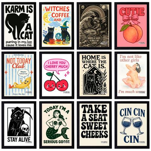 Vintage lustiges poster retro - vintage,