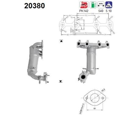 Katalysator für ford - katalysator,