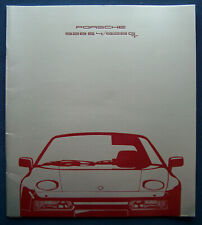 Prospekt brochure 1990 Porsche 928 S4  /  928 GT  (USA)