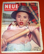 Alte neue Illustrierte Nr. 36 1955 Urlaub Mode und original Werbung aus der Zeit