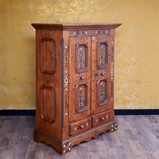 Voglauer Bauernschrank Braun Antik Anno 1700 Landhausstil Handbemalt Vintage