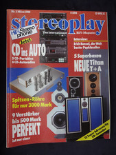 STEREOPLAY 3/90,ACOUSTAT SPECTRA 66,H+P CONSEQUENCE,QUADRAL WOTAN IV,T+A TMR 230