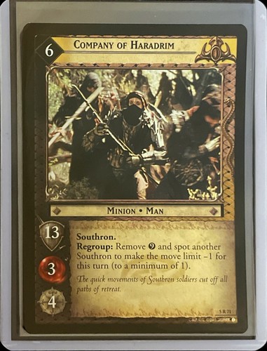 Lotr tcg company haradrim - company,