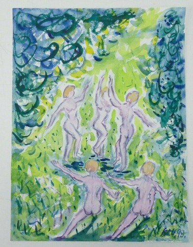 Wilhelm klußmann aquarell - wilhelm,