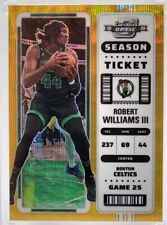 2022-23 Contenders Optic Robert Williams III Gold Wave Season Ticket *8/10* SSP