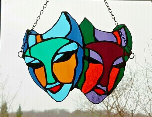 Fensterdeko tiffanyglas - ,