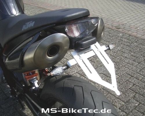 Kennzeichenhalter superduke - kennzeichenhalter,