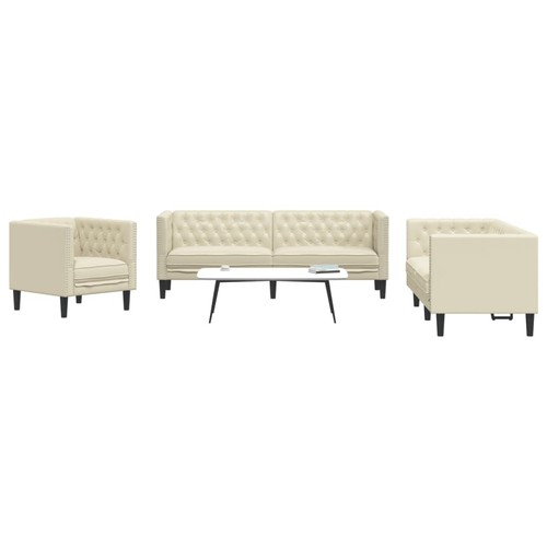 Tlg chesterfield sofa - 3-tlg., chesterfield-sofa-set