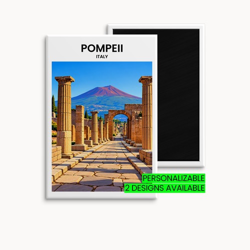 Pompeji kühlschrankmagnet - pompeji,