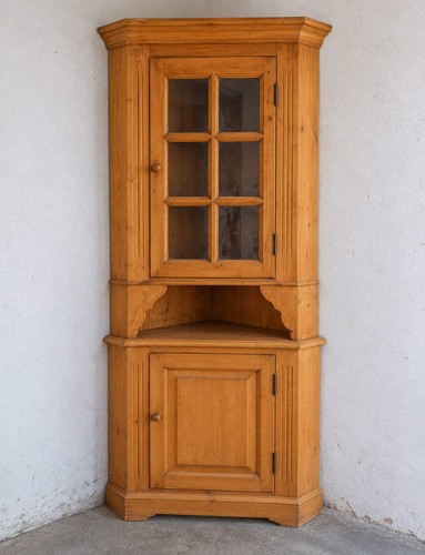 Vintage eckschrank aus - eckschrank, hellem