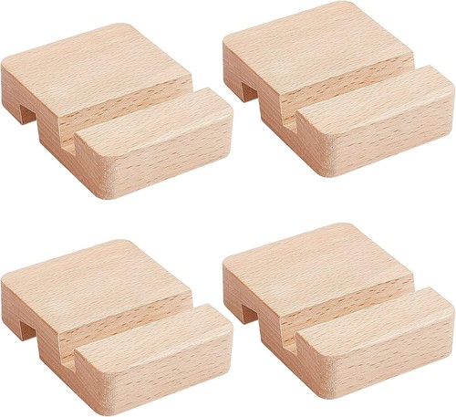 Holz handy halter 8x6x2cm - handy,