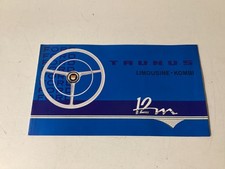 Ford Prospekt Taunus 12M G13 AL original 1959 ungelocht schön selten !