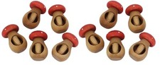 Set 10 Nussknacker – Roter Fliegenpilz Deko